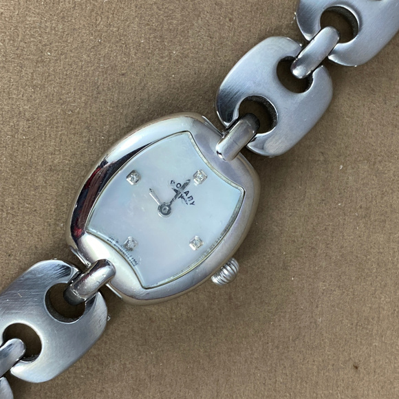 Vintage Mariners Link Rotary Watch Silver Tone Bracelet main image 3